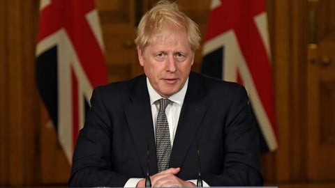 Boris Johnson, primer ministro del Reino Unido