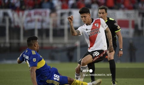 Jorge Carrascal, River vs Boca