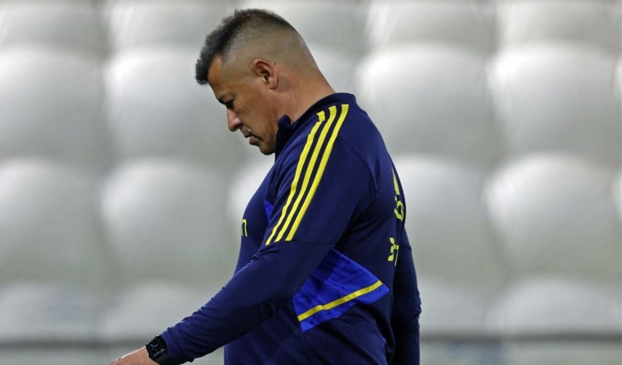 Jorge Almirón con Boca Juniors