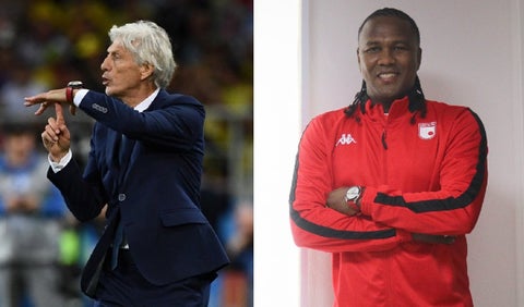 José Pékerman y Hugo Rodallega
