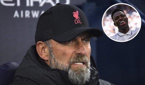 Jürgen Klopp y Vinicius Junior
