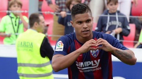 La Liga Española le da la bienvenida a Juan Camilo Hernández