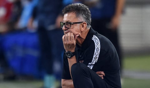 Juan Carlos Osorio en el partido Medellín vs América por Sudamericana