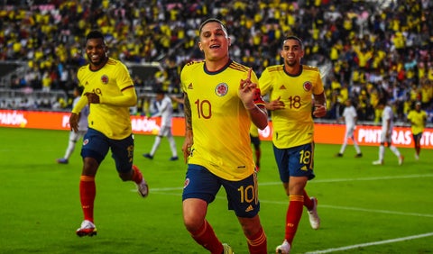 Juan Fernando Quintero con la Selección Colombia