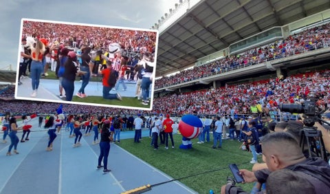 Juan Fernando Quintero en el Metropolitano de Barranquilla
