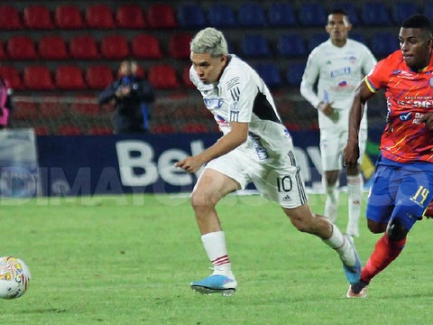 Juan Fernando Quintero en el partido Junior vs Pasto