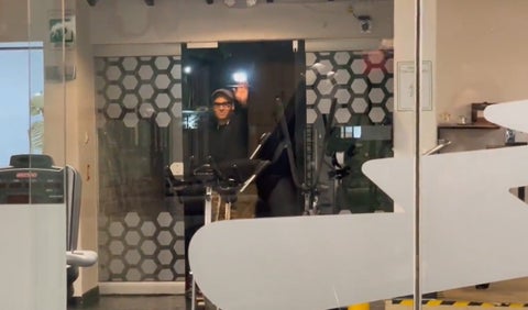 Juan Fernando Quintero haciendo exámenes con Junior