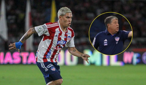 Juan Fernando Quintero y Bolillo Gómez en Junior