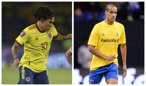 Juan Fernando Quintero y Rivaldo