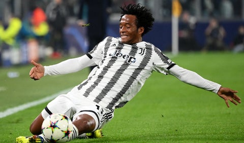 Juan Guillermo Cuadrado con la Juventus