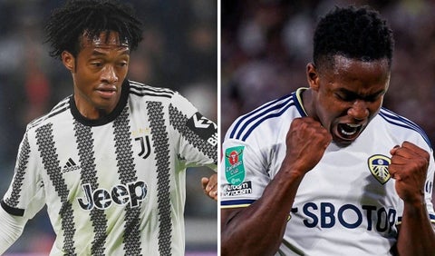 Juan Guillermo Cuadrado y Luis Sinisterra