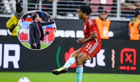 Juan Guillermo Cuadrado y Néstor Lorenzo