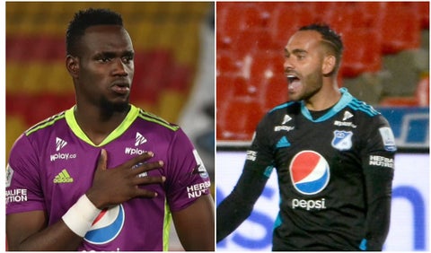 Juan Moreno y Christian Vargas, arqueros de Millonarios