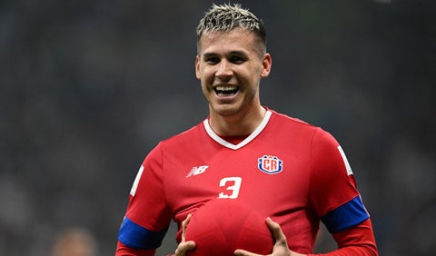 Juan Pablo Vargas con la selección de Costa Rica