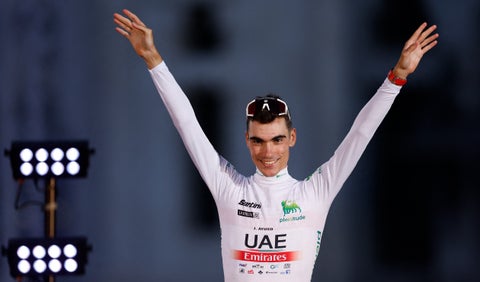 Juan Ayuso en el UAE