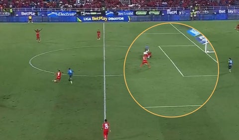VIDEO: Quintero dio magistral asistencia en 1-0 de América vs Pereira