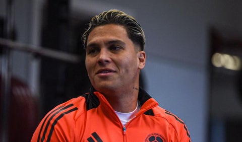 Juan Fernando Quintero con la selección Colombia