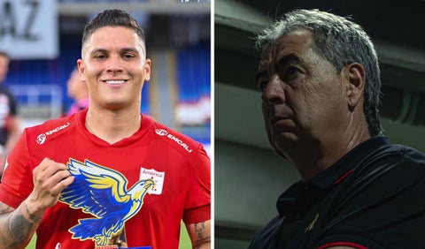 Juan Fernando Quintero y Jorge Da Silva en América de Cali