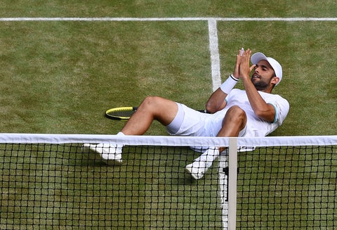Juan Sebastián Cabal, en el All England Club de Londres