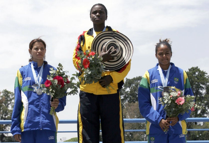 Caterine Ibargüen oro en el salto largo juegos Odesur