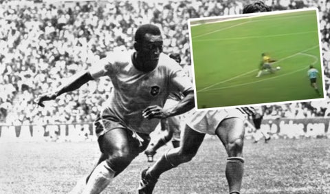Jugada de Pelé en México 1970