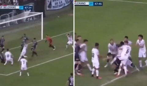 Jugada insólita en el fútbol argentino