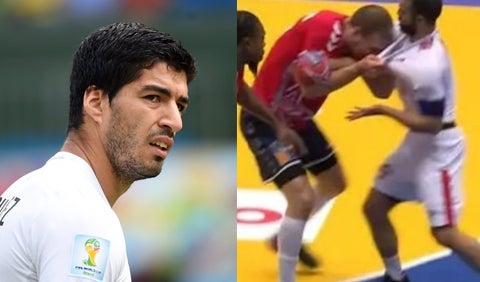 Jugador de balonmano fue expulsado por morder a un rival