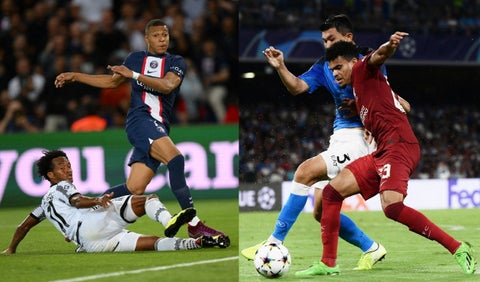 Jugadores colombianos en la Champions