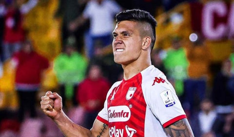 Julián Millán con Santa Fe