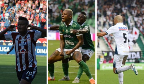 Junior, Cali y Caldas