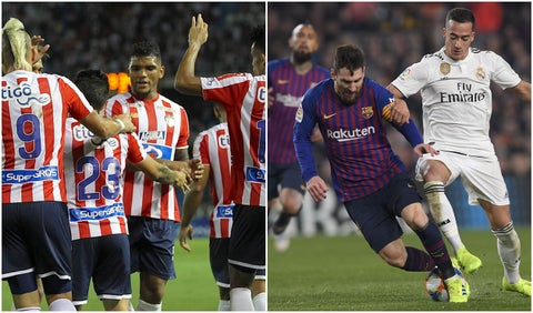 Junior de Barranquilla - Barcelona vs Real Madrid