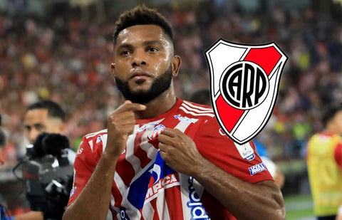 Junior, Miguel Angel Borja, River Plate