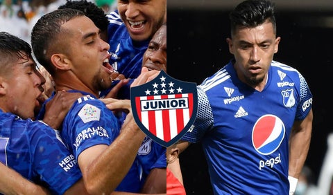 Fernando Uribe, Daniel Giraldo, Millonarios, Liga Betplay, Junior