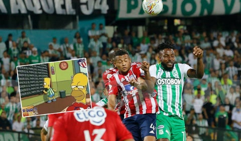 Junior vs Nacional, memes