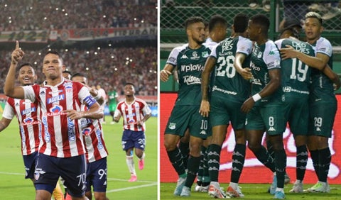 Junior y Deportivo Cali - Liga Betplay II 2023