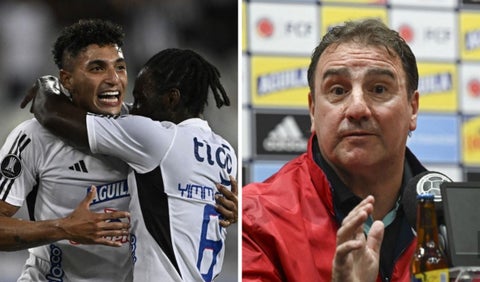 Junior y Néstor Lorenzo