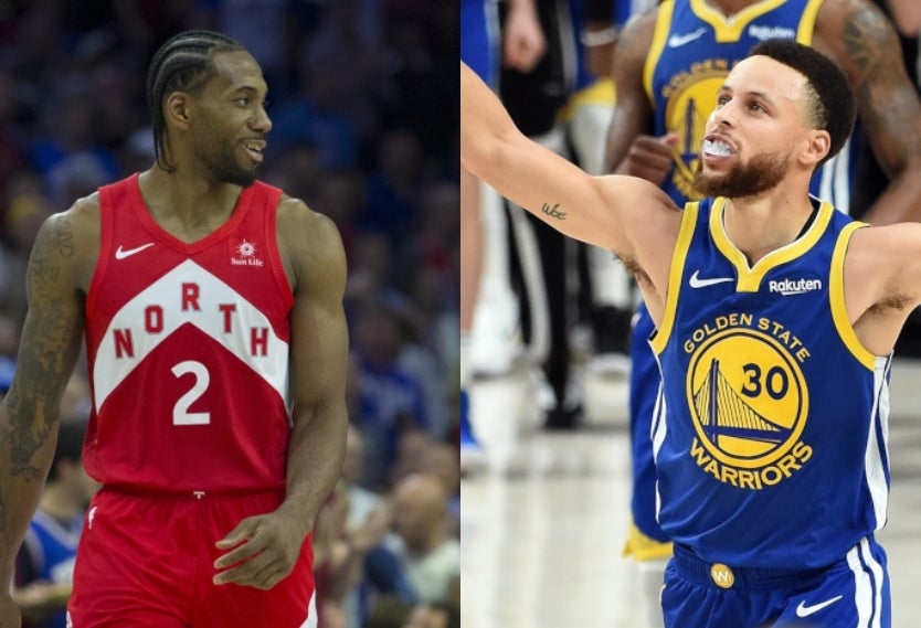 Kawhi Leonard y Stephen Curry