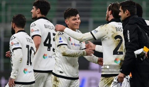 Kevin Agudelo en Spezia