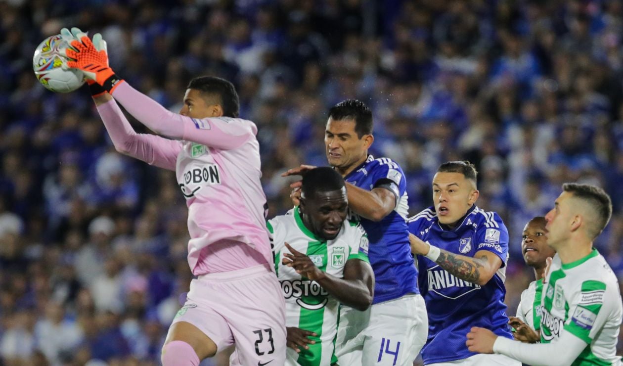 Kevin Mier en la final entre Nacional y Millonarios