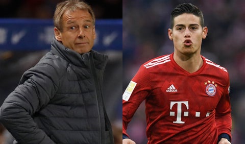 Klinsmann habla sobre el paso de James por el Bayern
