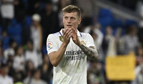 Toni Kroos con el Real Madrid