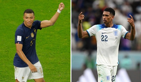 Kylian Mbappé y Jude Bellingham