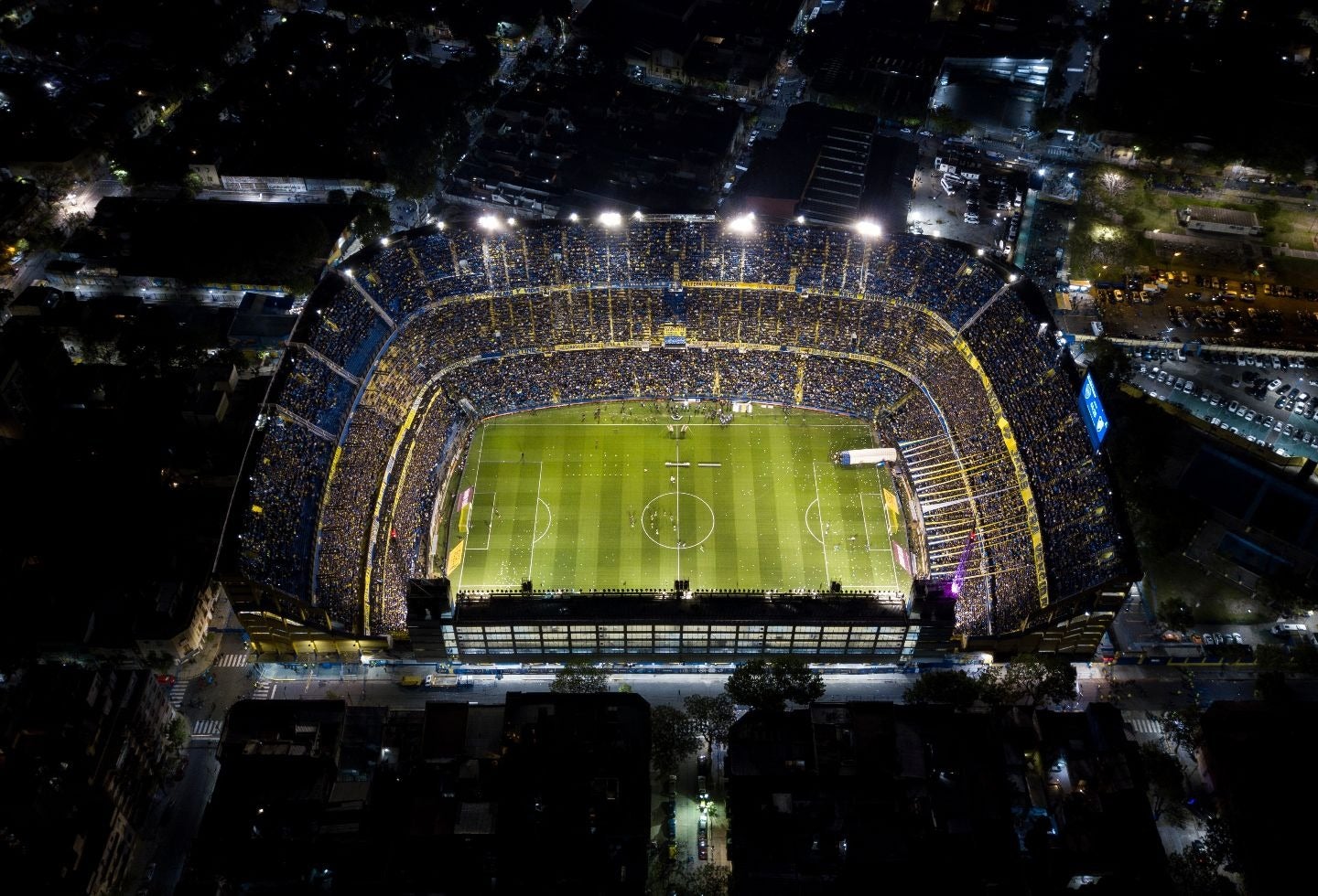 La Bombonera en octubre de 2019 