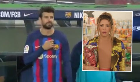 La chiflada de todo el Camp Nou a Piqué en el partido ante Villarreal
