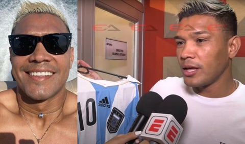 La fallida rifa de Teófilo con una camiseta de Lionel Messi