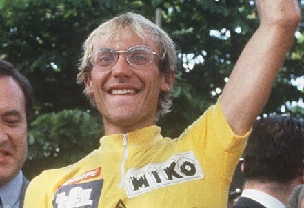 Laurent Fignon, exciclista francés. 