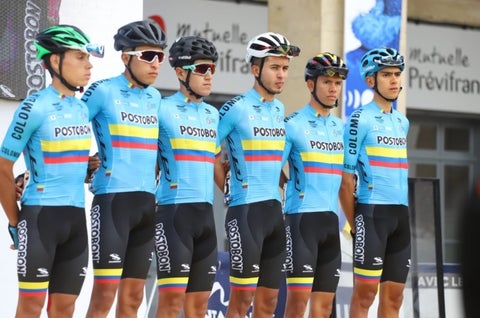 Tour de l'Avenir, equipo colombiano Manzana Postobón