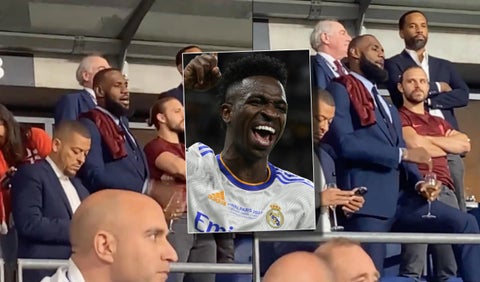 Lebron James, Vinicus, Real Madrid vs Champions final 2022