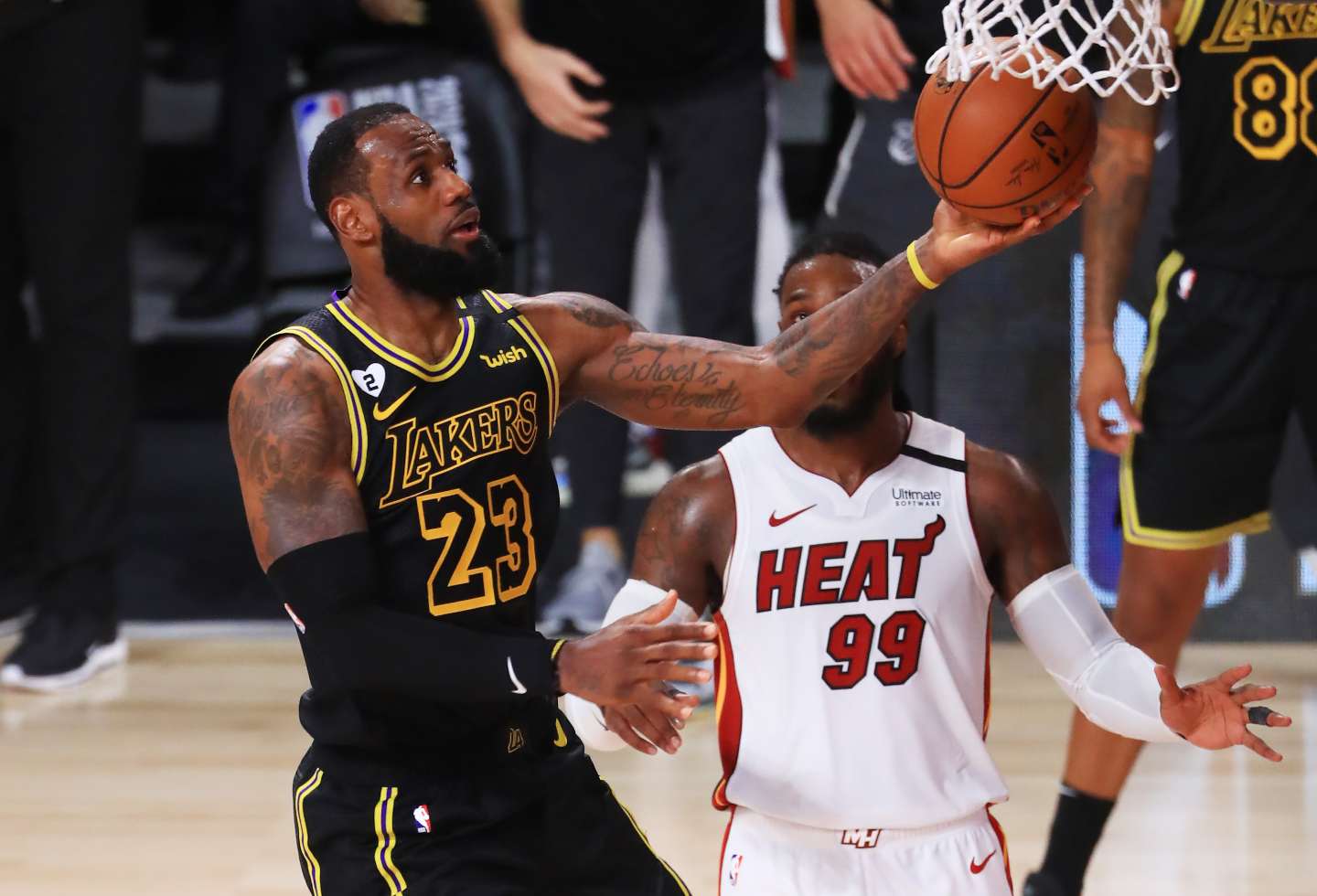LeBron James, jugador de Los Ángeles Lakers