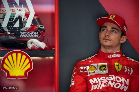 Caharles Leclerc, piloto de Ferrari